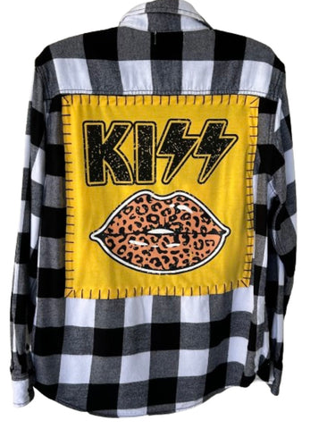 Kiss Upcycled Flannel