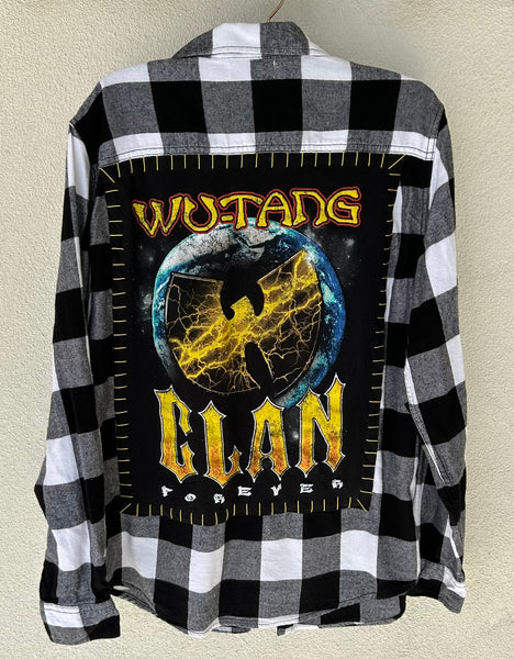 Wu Tang Clan Upcycled Flannel