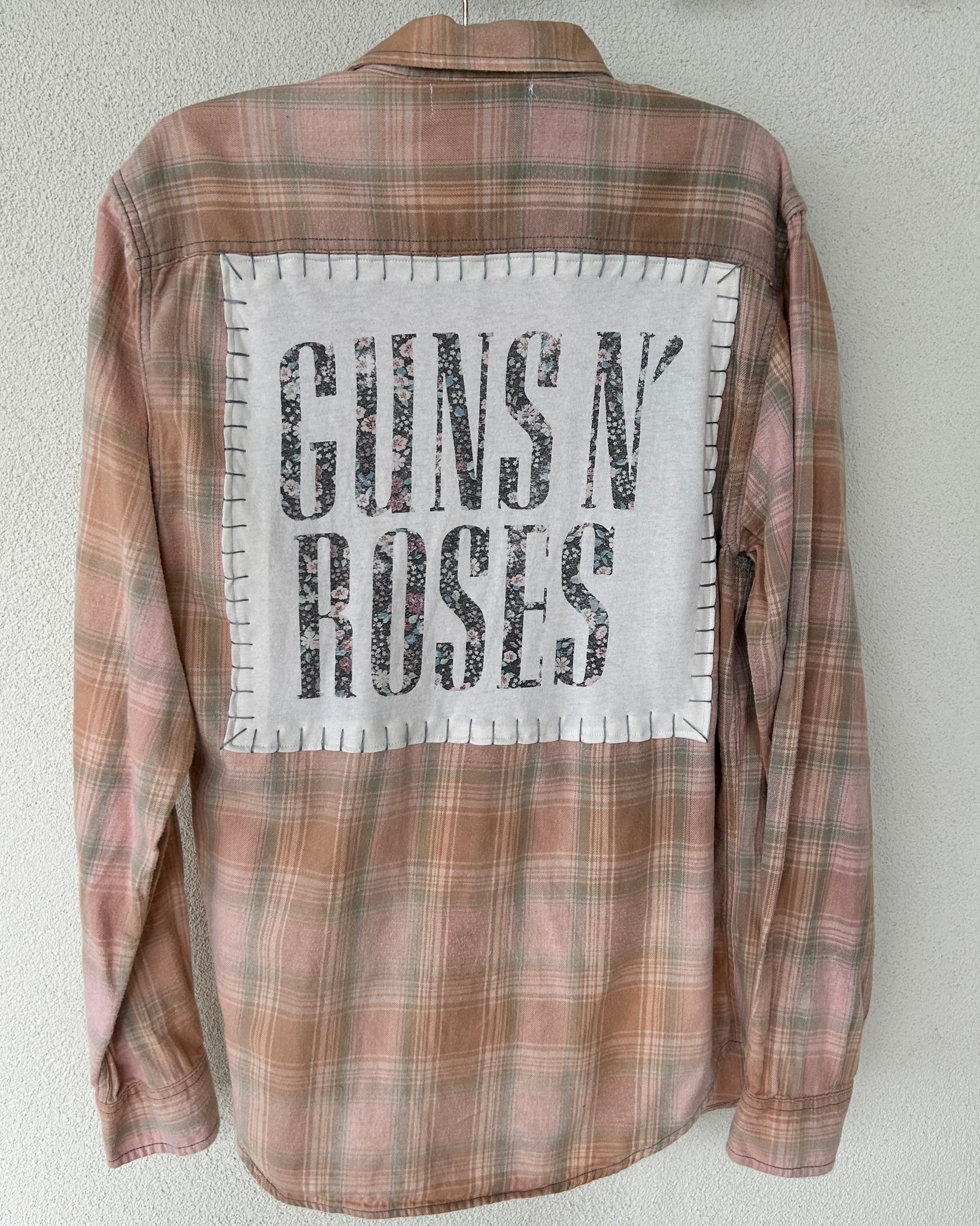 Guns N’ Roses Upcycled Flannel