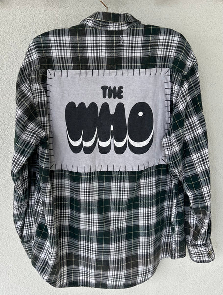 The Who  Upcycled Flannel