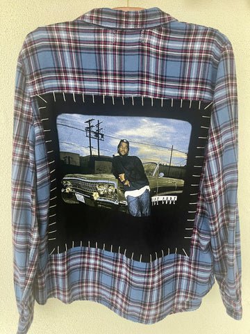 Ice Cube Upcycled Flannel