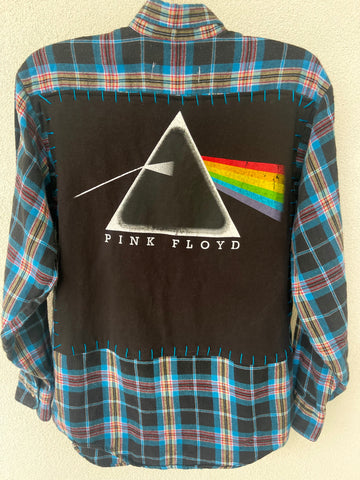 Pink Floyd Upcycled Woven Shirt