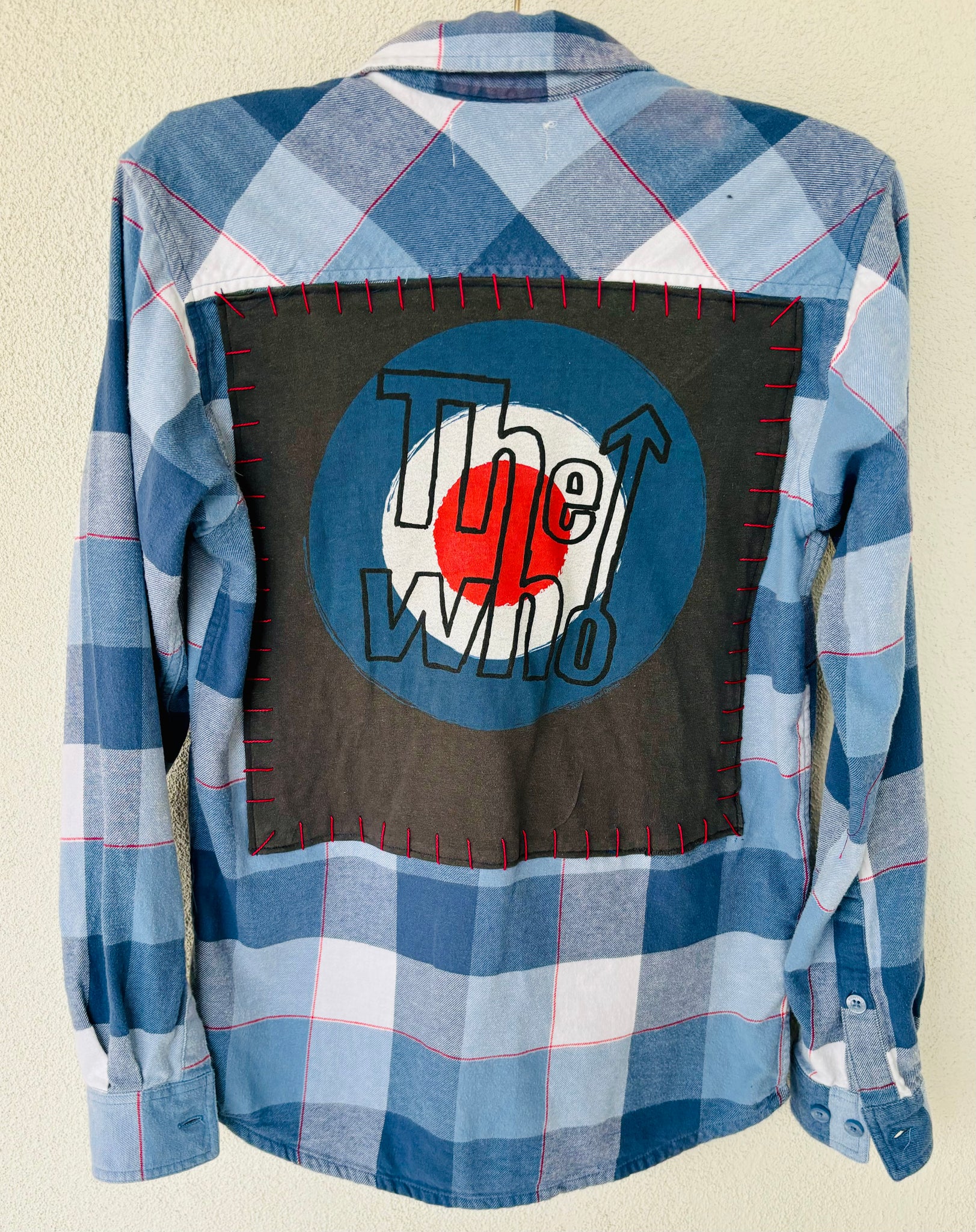The Who Upcycled Flannel Shirt