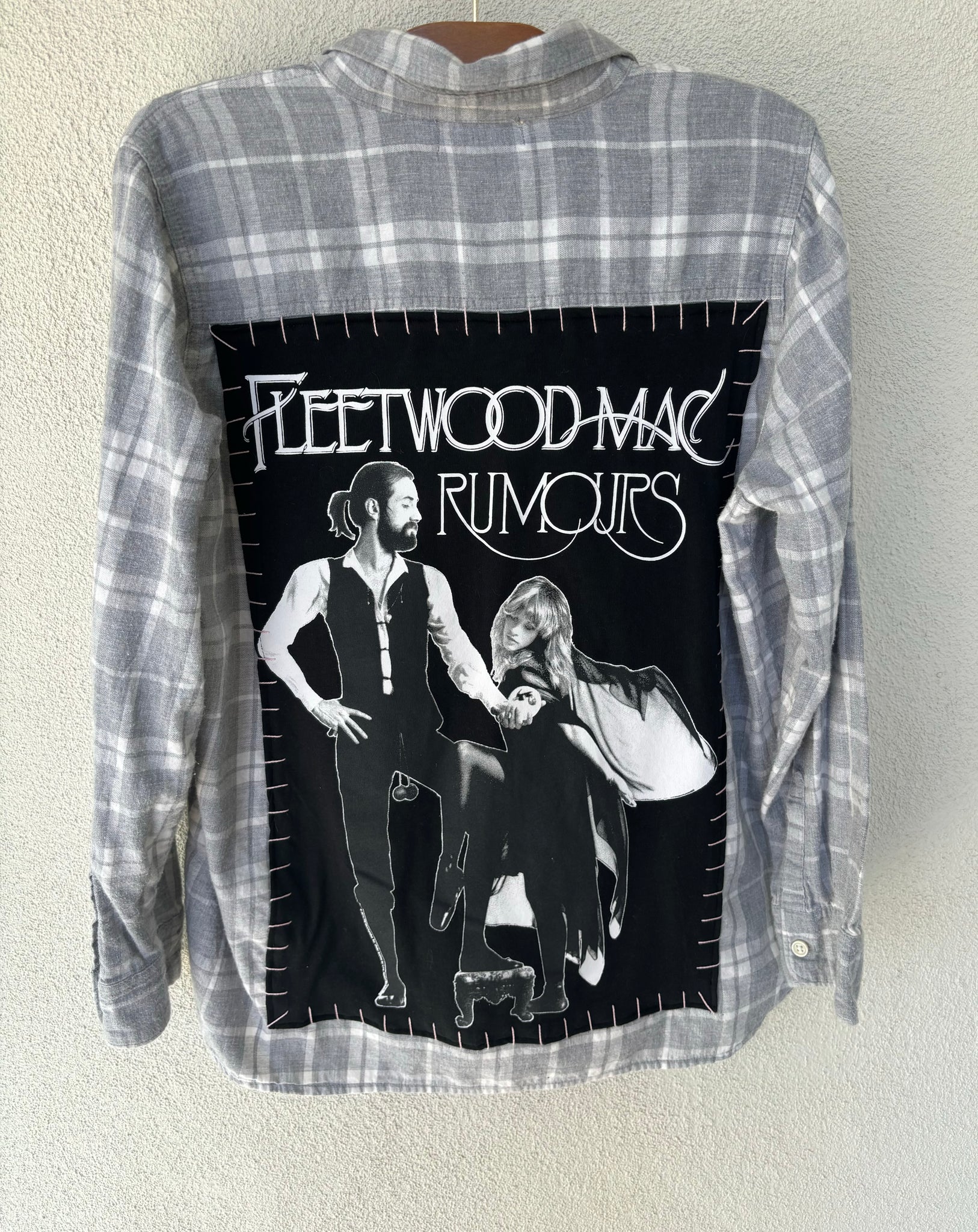 Fleetwood Mac Upcycled Flannel