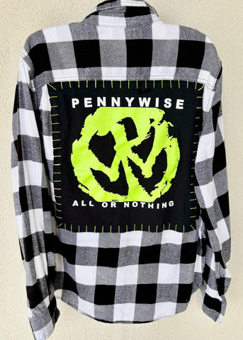 Pennywise Upcycled Flannel Shirt