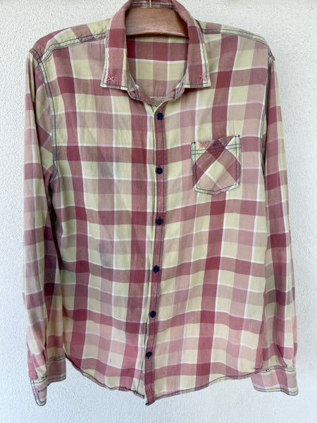 Johnny Cash Upcycled Flannel Shirt