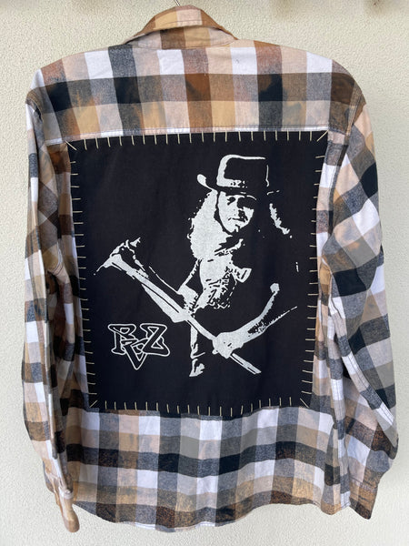 Ronnie Van Zant Upcycled Flannel shirt