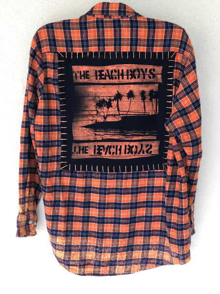 The Beach Boys Upcycled Flannel