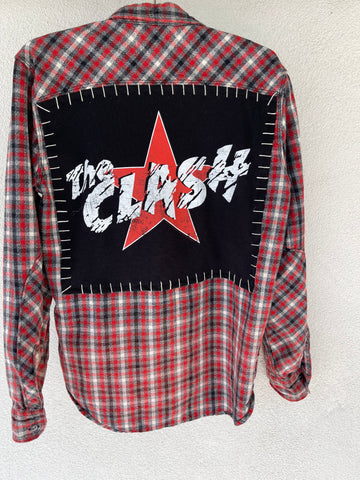 The Clash Upcycled Woven shirt