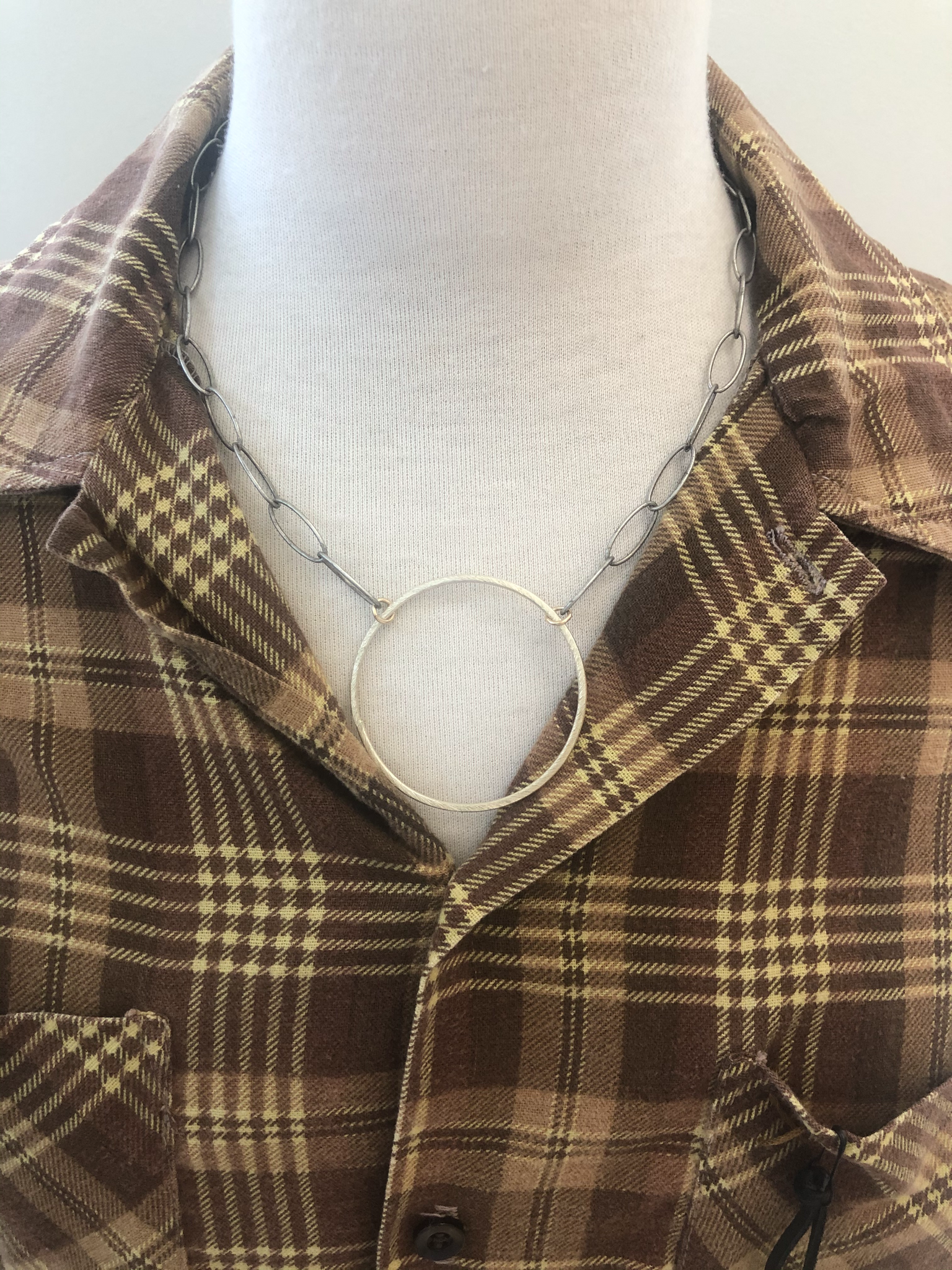 Simple Oversized Circle Necklace