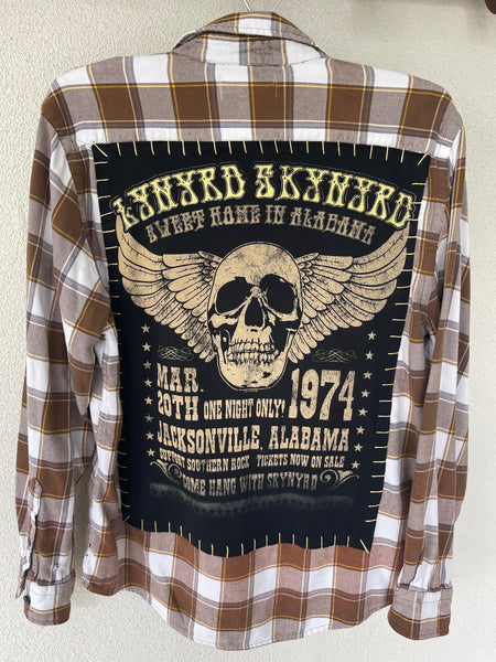 Lynyrd Skynyrd  Upcycled Flannel
