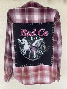 Bad Company Upcycled Flannel Shirt