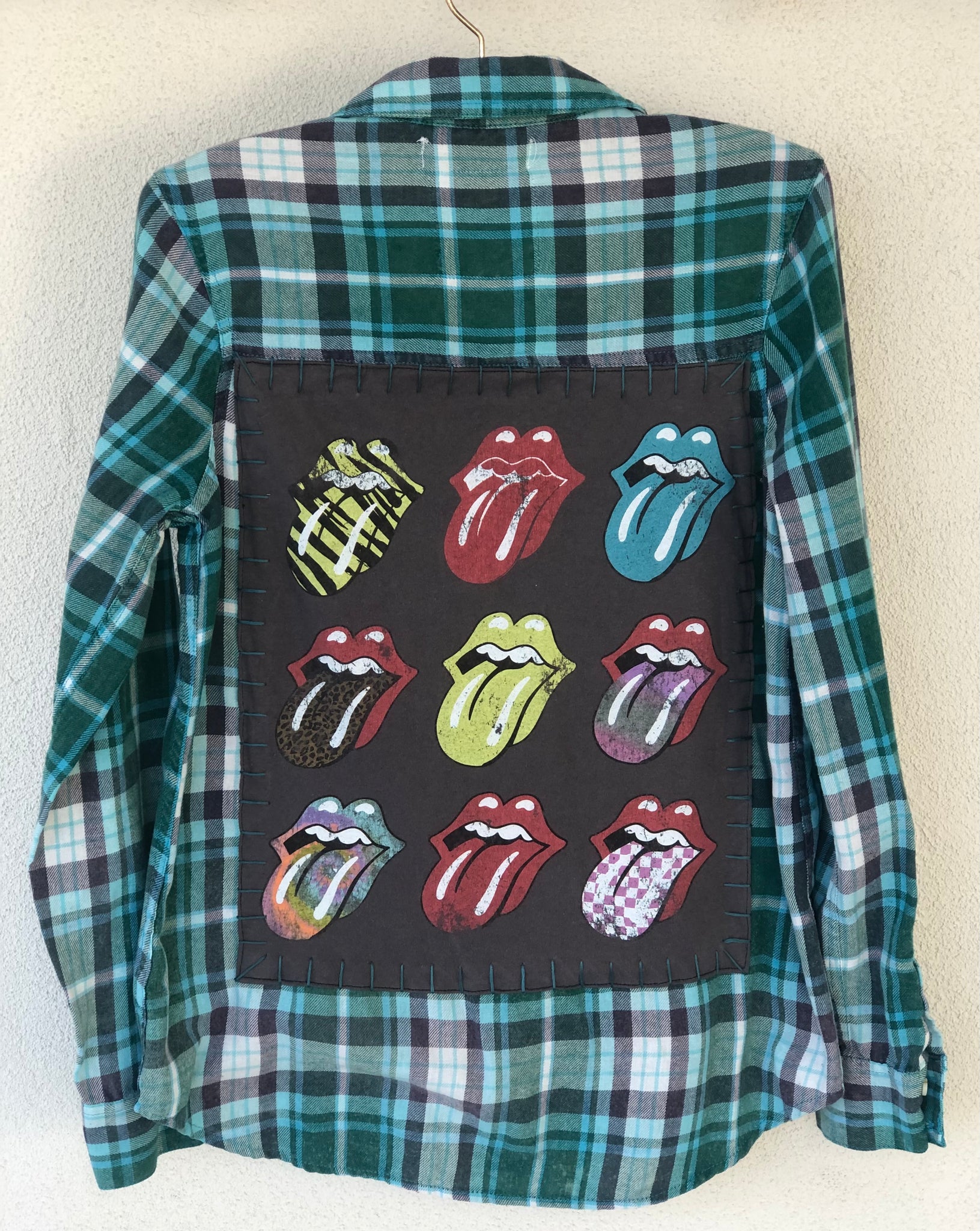 The Rolling Stones Upcycled Shirt