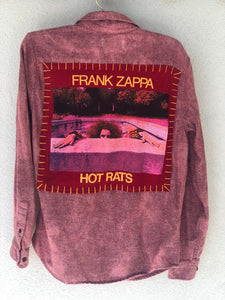Frank Zappa Upcycled Flannel