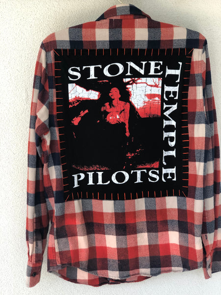 Stone Temple Pilots Upcycled Flannel