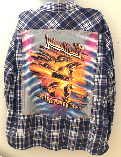Judas Priest Upcycled Shirt