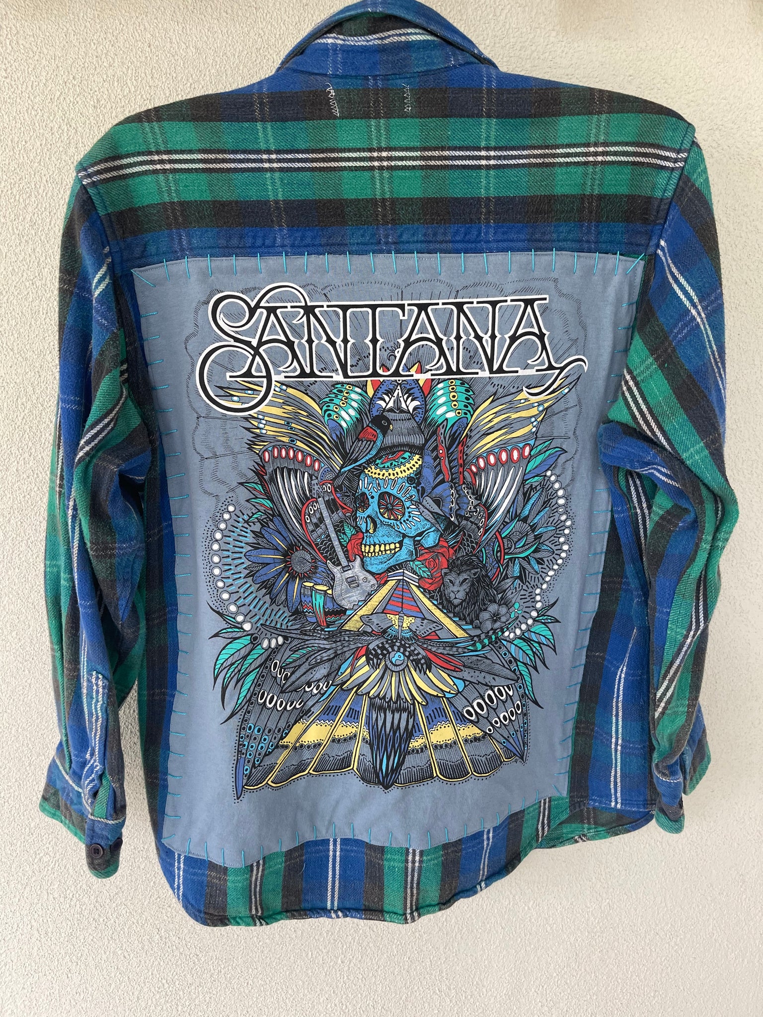 Santana Upcycled Flannel Shacket