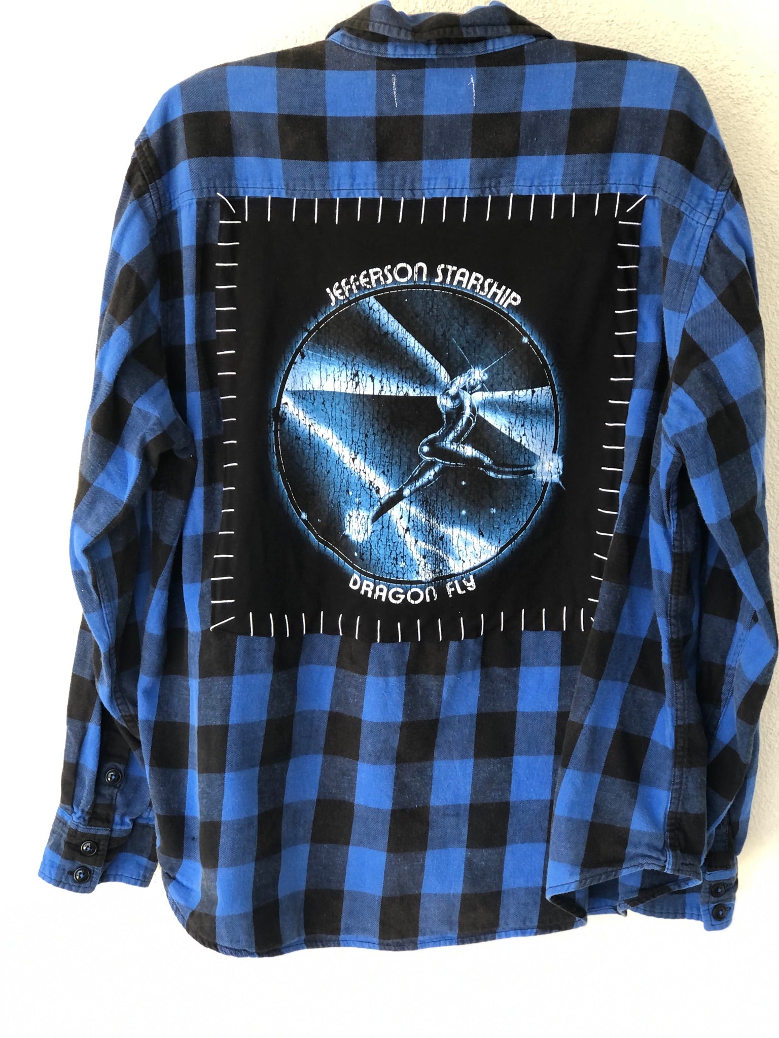 Jefferson Starship Upcycled Flannel