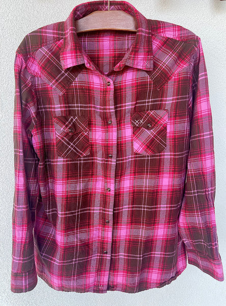 Britney Upcycled Flannel Shirt