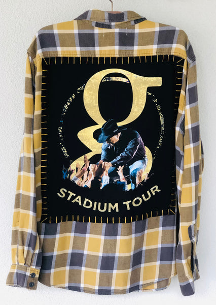 Garth Brooks Upcycled Flannel