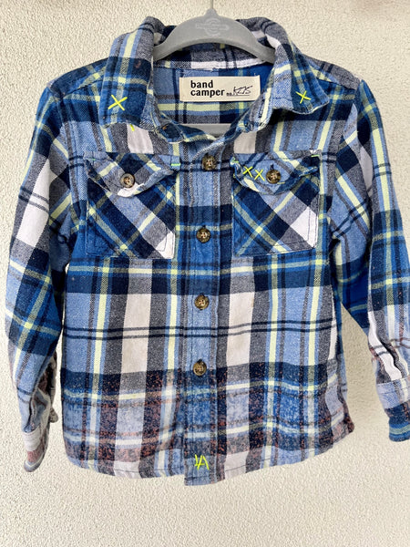 Pearl Jam Upcycled Flannel Shirt