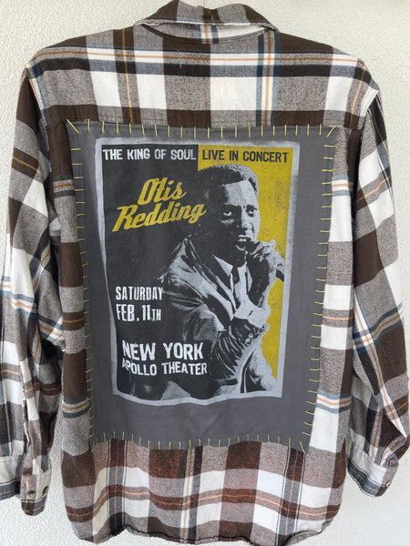 Otis Redding Upcycled Flannel Shirt
