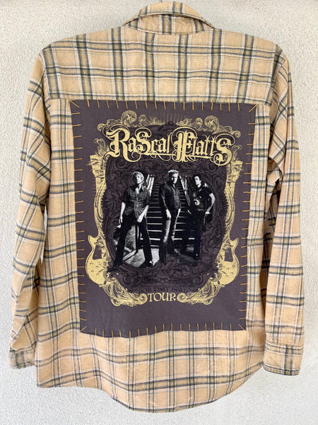 Rascal Flatts Upcycled Flannel Shirt