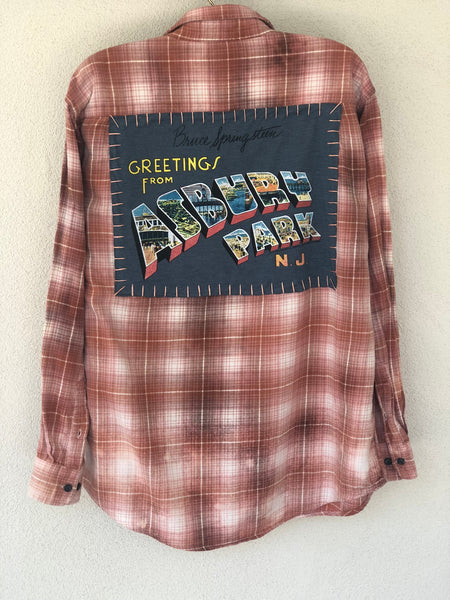 Bruce Springsteen Upcycled Flannel