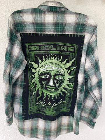 Sublime Upcycled Flannel Shacket