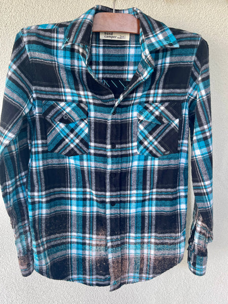 Sublime AC/DC Upcycled Flannel Shirt