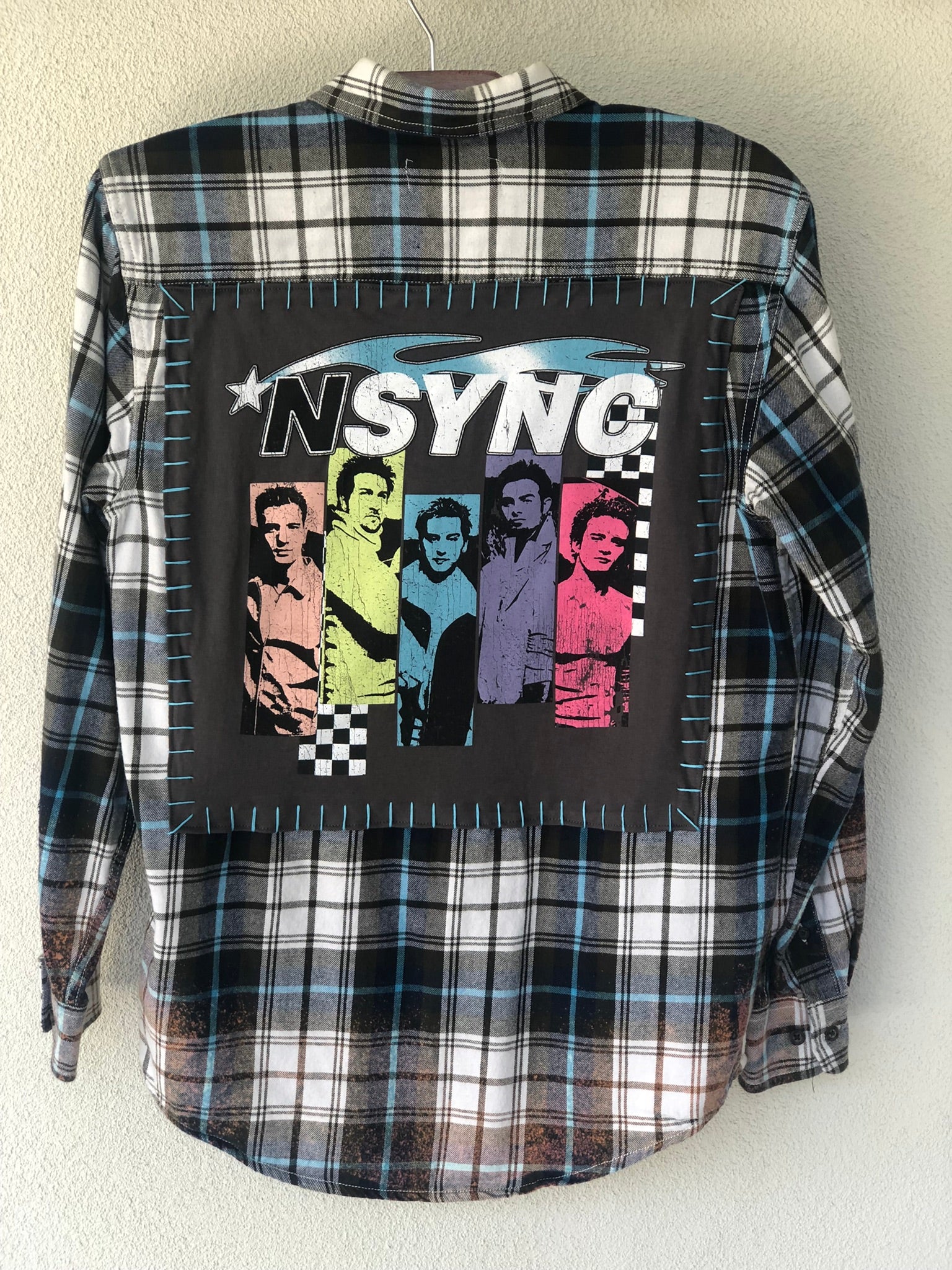 NSYNC  Upcycled Flannel