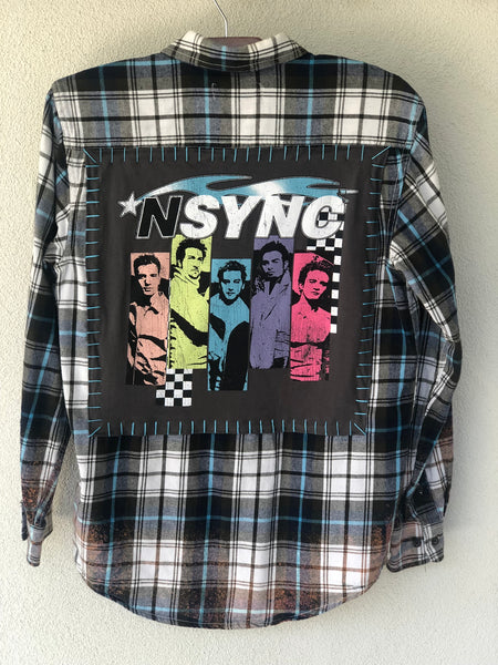 NSYNC  Upcycled Flannel