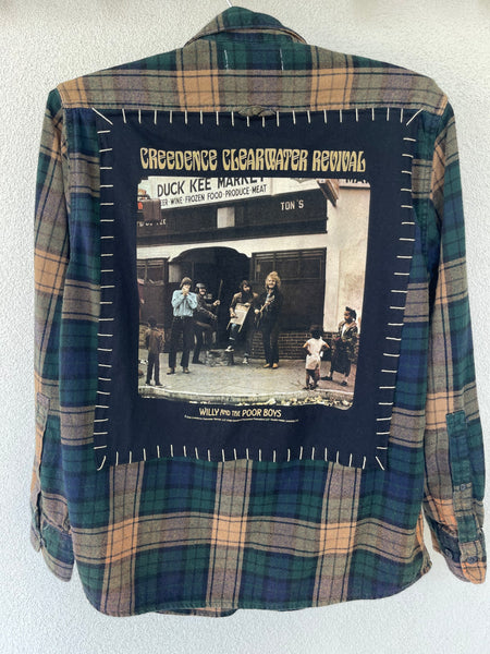 Credence Clearwater Revival Upcycled Flannel