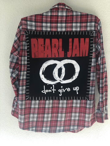 Pearl Jam Upcycled Flannel