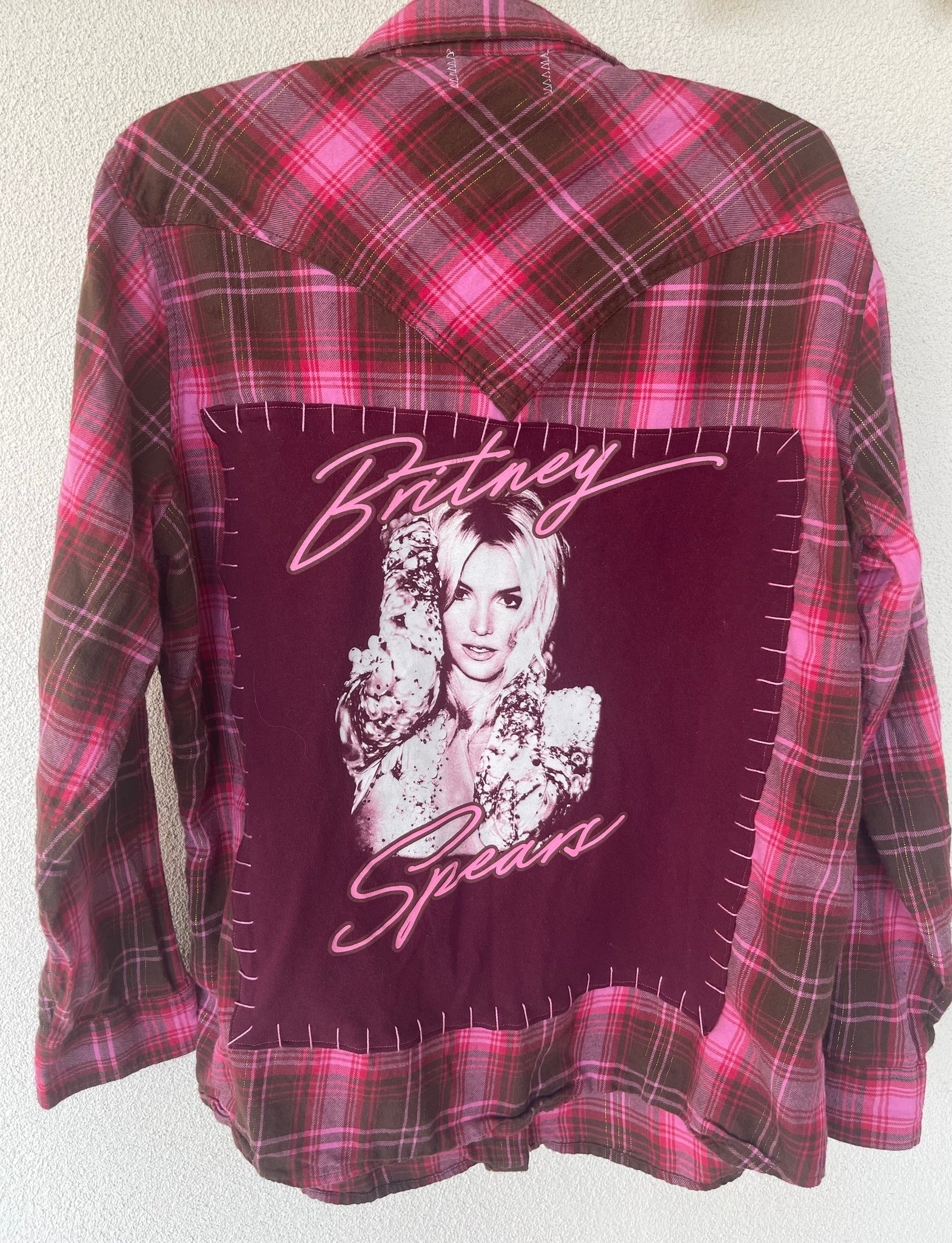 Britney Upcycled Flannel Shirt
