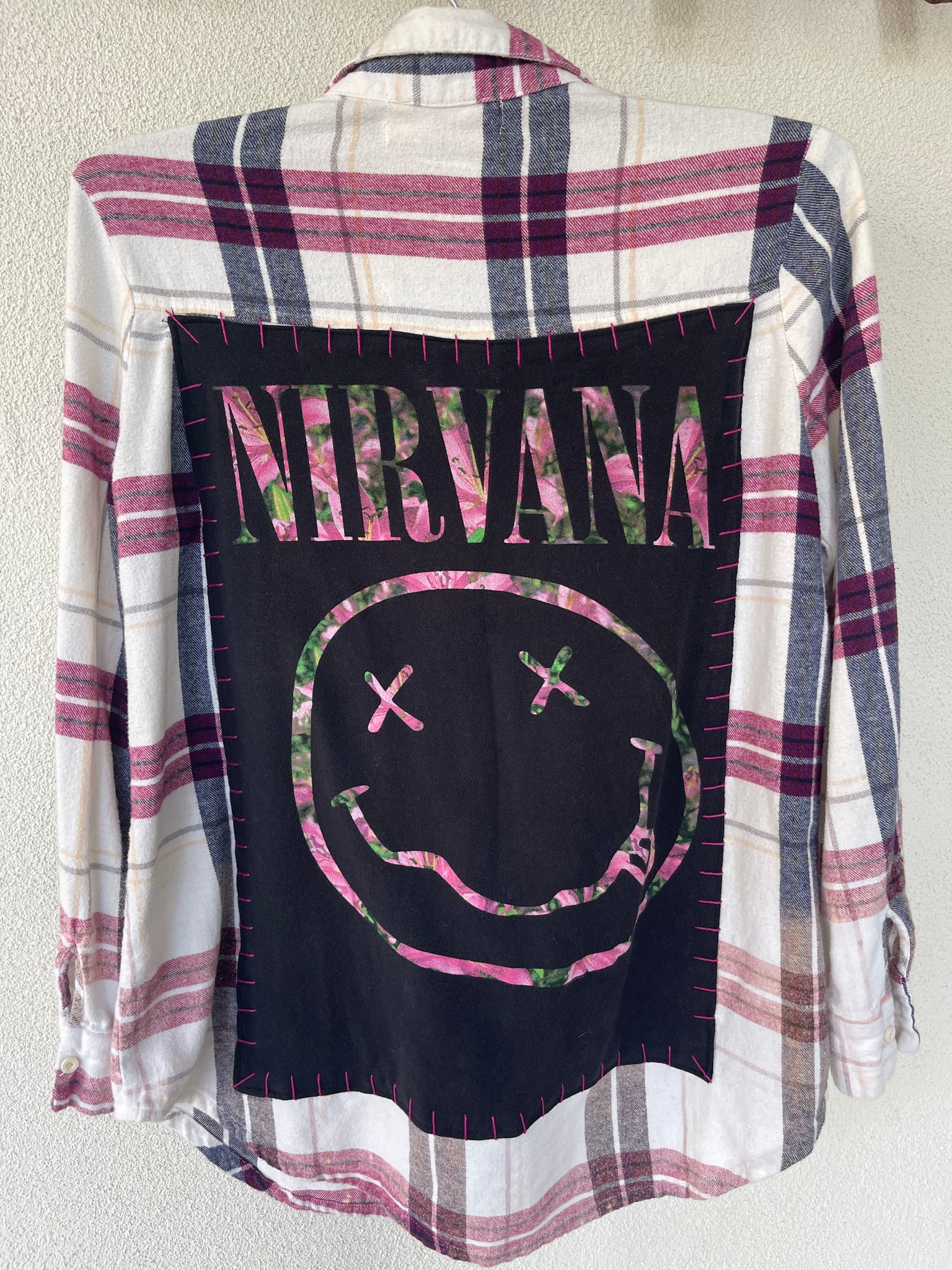 Nirvana  Upcycled Flannel Shirt