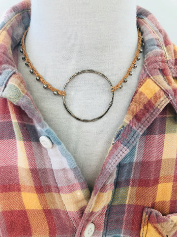 Braided Circle Necklace