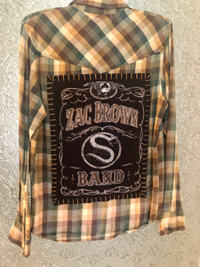 Zac Brown Upcycled Flannel