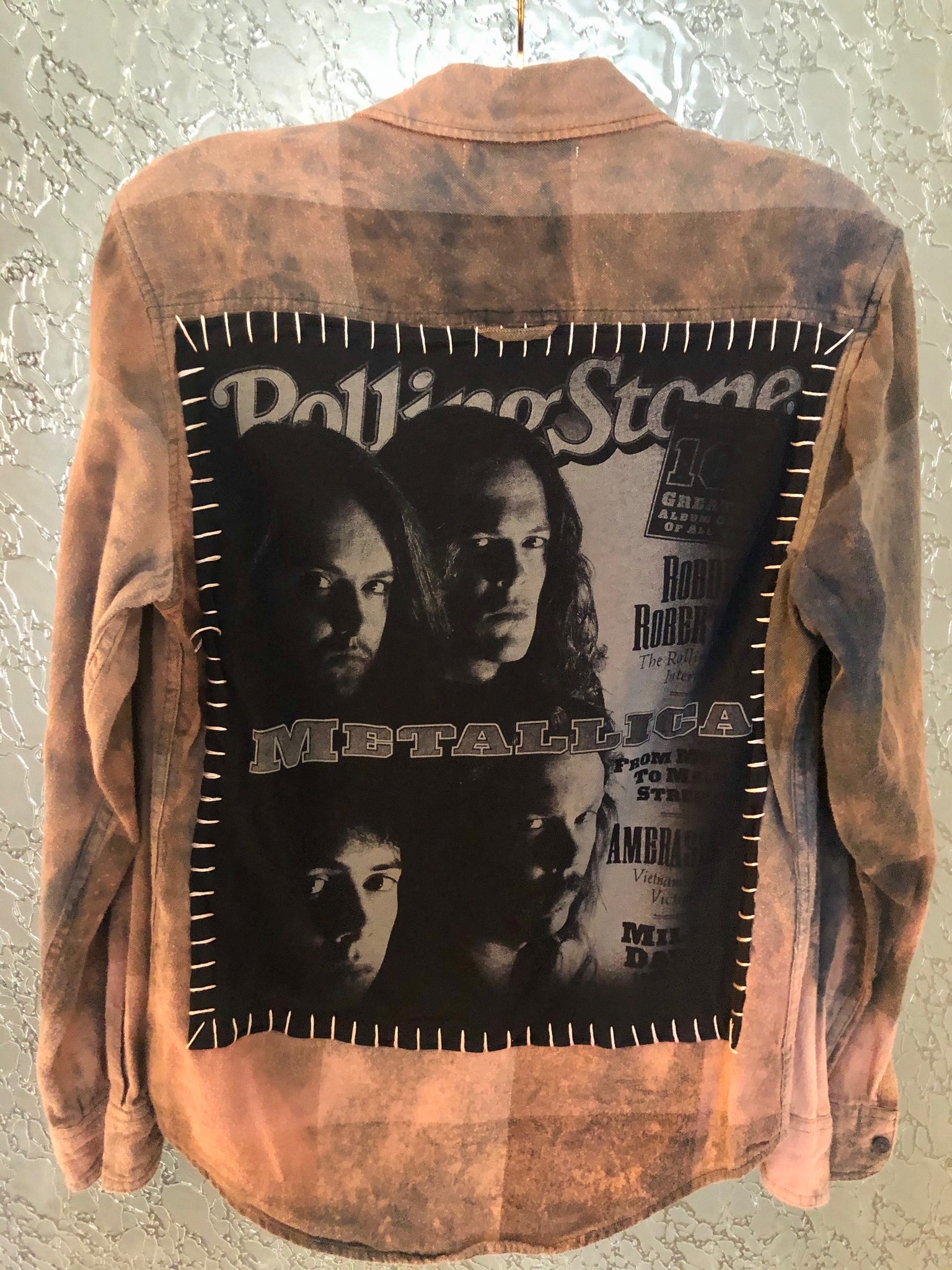 Metallica Upcycled Flannel